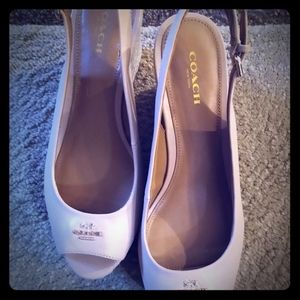 Coach wedge sandals